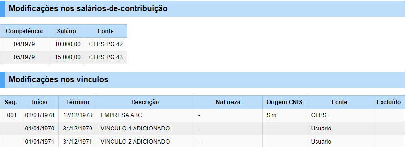 Bloco modificacoes