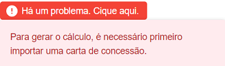 Falta carta de concessão